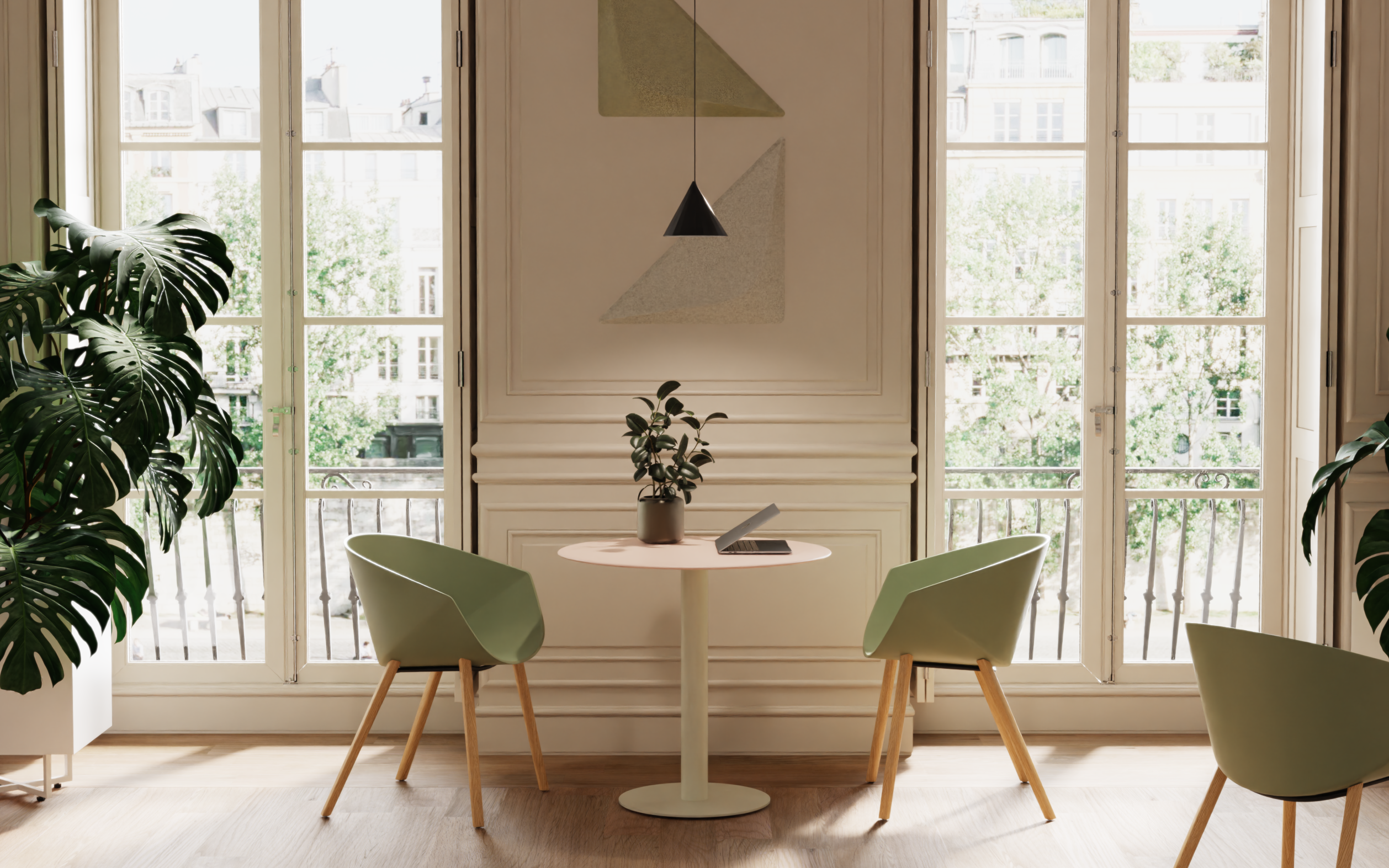 Con l’incorporazione di m | artedesign Alea completa area seating contract